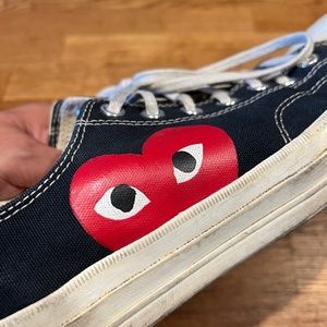 CDG Play X Converse low-top sneakers